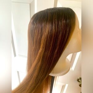 30” Human Hair Blend HD Melted Hairline Lace Front Wig Outre